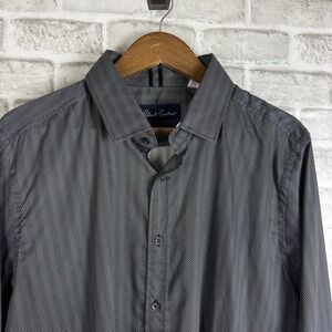 Robert Graham Modern Americana Navy Micro Dot Long Sleeve Button Down Shirt XL